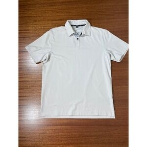 Public Rec Go-Dry Polo Shirt Mens Medium M Short Sleeve Gray‎ Casual Golf